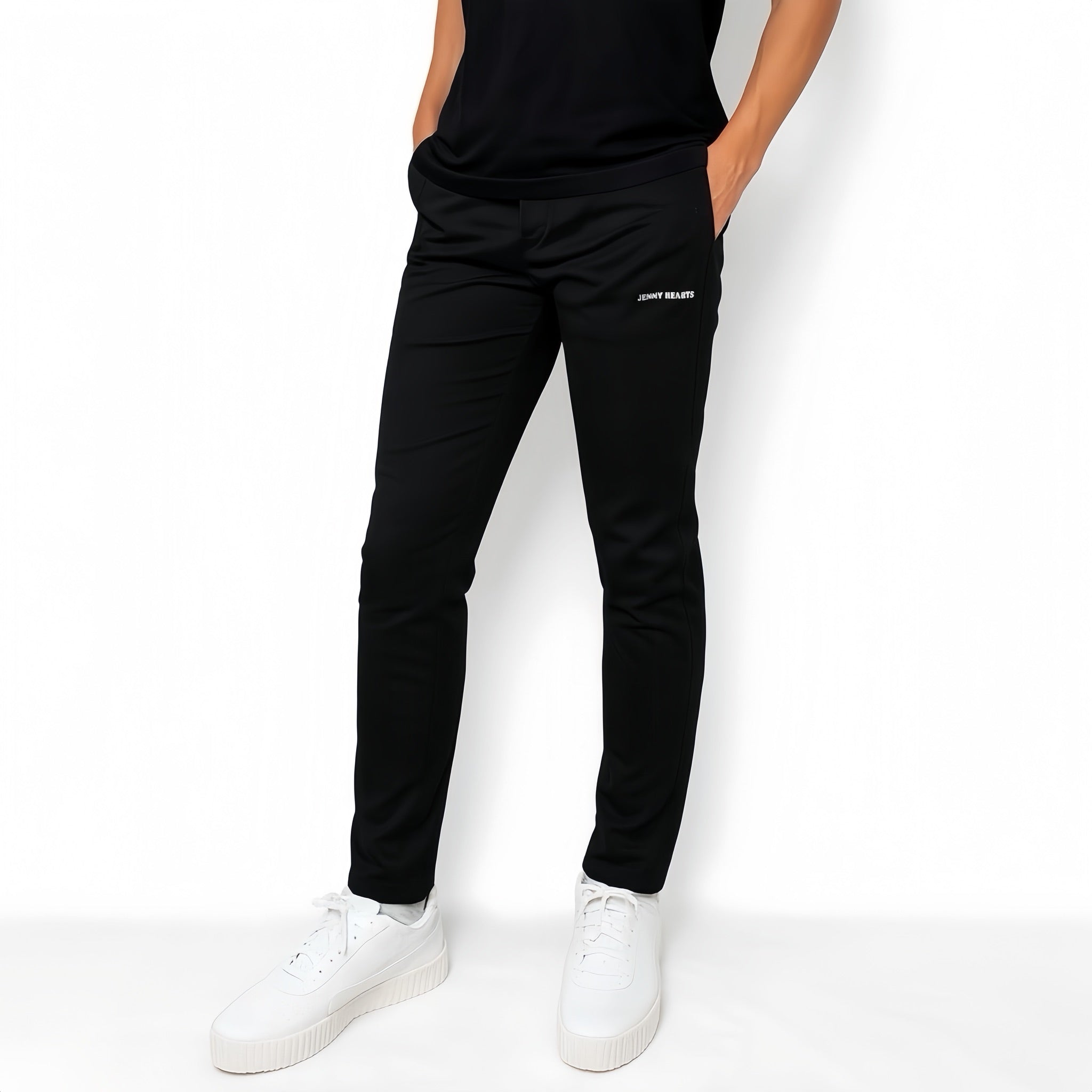 #FR2GOLF ストレッチパンツ ブラック ANTIQUA GOLF×STCH ストレッチパンツ メンズ 送料無料・再再販