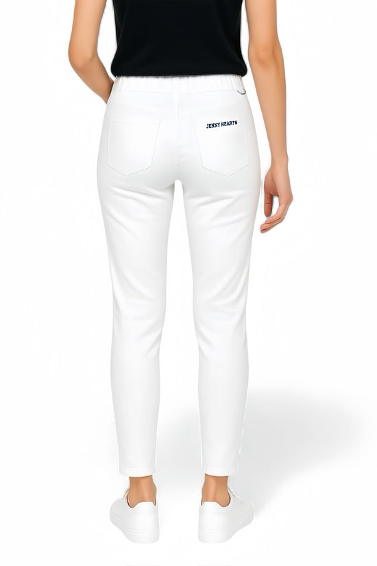 Ladies Slim Fit Pants ２Way Stretch ゴルフウェア レディース 秋 ストレッチパンツ スリム ドライ 伸縮性 UVカット 透防止 高品質素材 オールシーズン JH25-P061
