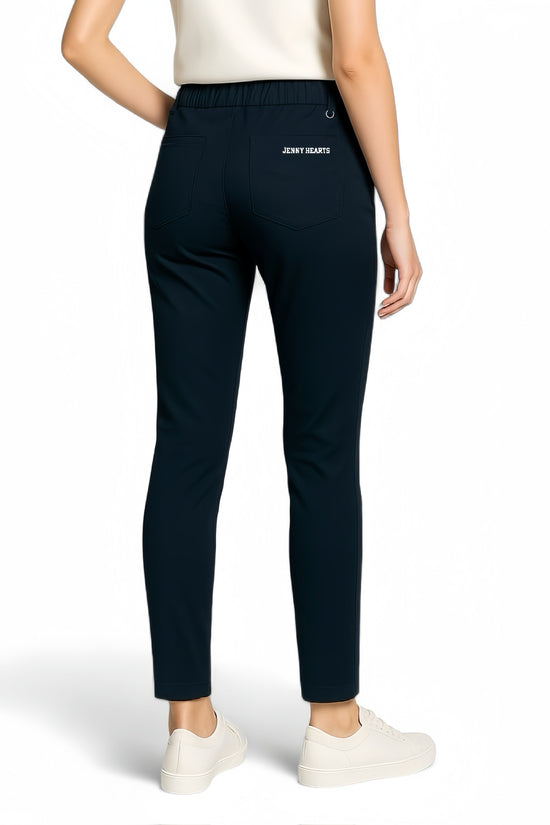 Ladies Slim Fit Pants ２Way Stretch ゴルフウェア レディース 秋 ストレッチパンツ スリム ドライ 伸縮性 UVカット 透防止 高品質素材 オールシーズン JH25-P061