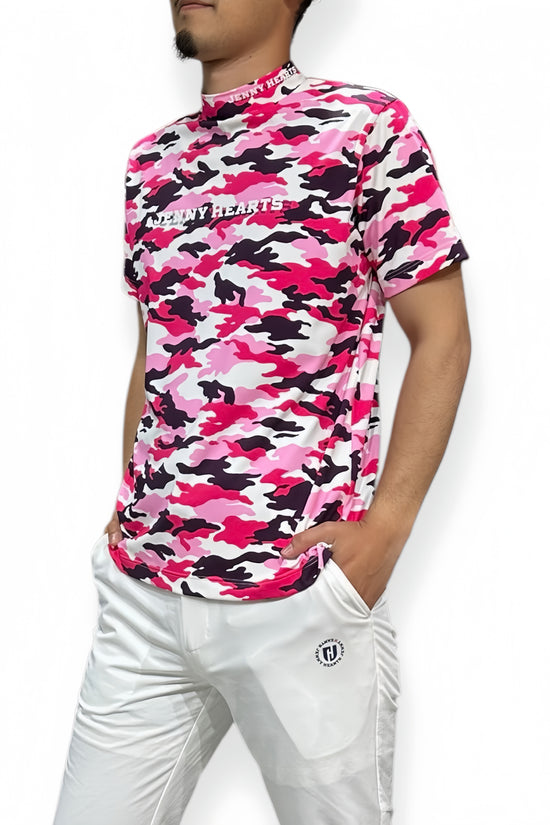 Men's Smooth Mock Camouflage Camouflage Jacket, Cool to the Touch, Smooth to the Touch, Stylish Spring/Summer Golf Wear