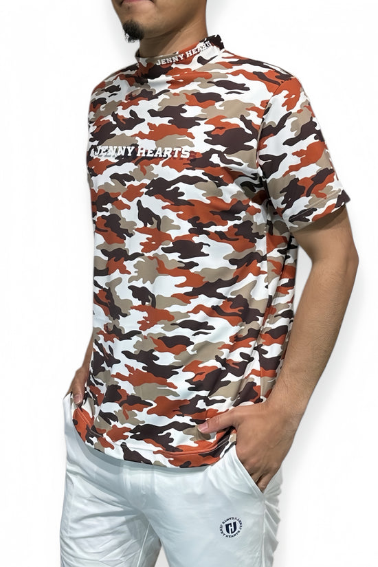 Men's Smooth Mock Camouflage Camouflage Jacket, Cool to the Touch, Smooth to the Touch, Stylish Spring/Summer Golf Wear