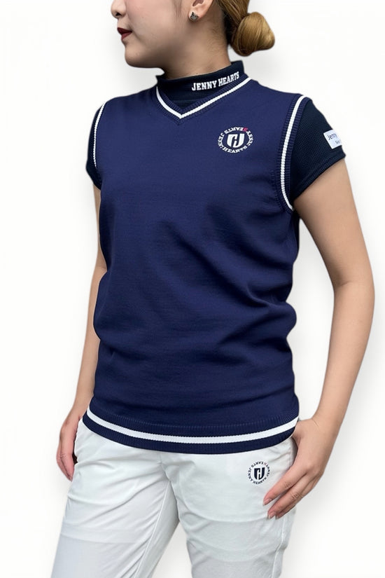 Ladies' Stylish Vest Golf Wear, Women's Golf Vest, Thin Knit, Lightweight, Stretchy, Quick-Drying, UV Protection, Stylish, Spring/Summer, Women's Golf Vest