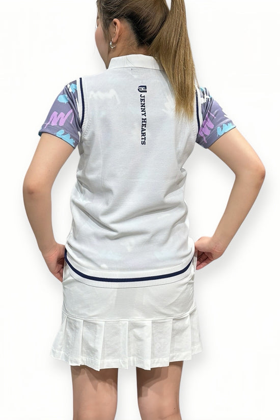 Ladies' Stylish Vest Golf Wear, Women's Golf Vest, Thin Knit, Lightweight, Stretchy, Quick-Drying, UV Protection, Stylish, Spring/Summer, Women's Golf Vest