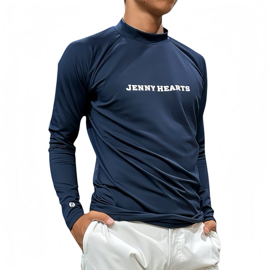 Men's Hybrid Mock Neck Mock Neck Outerwear/Innerwear, Moisture-Wicking, Quick-Drying, UV Protection, Warm, Soft to the Touch, Excellent Stretchy, Men's Golf Wear for Spring