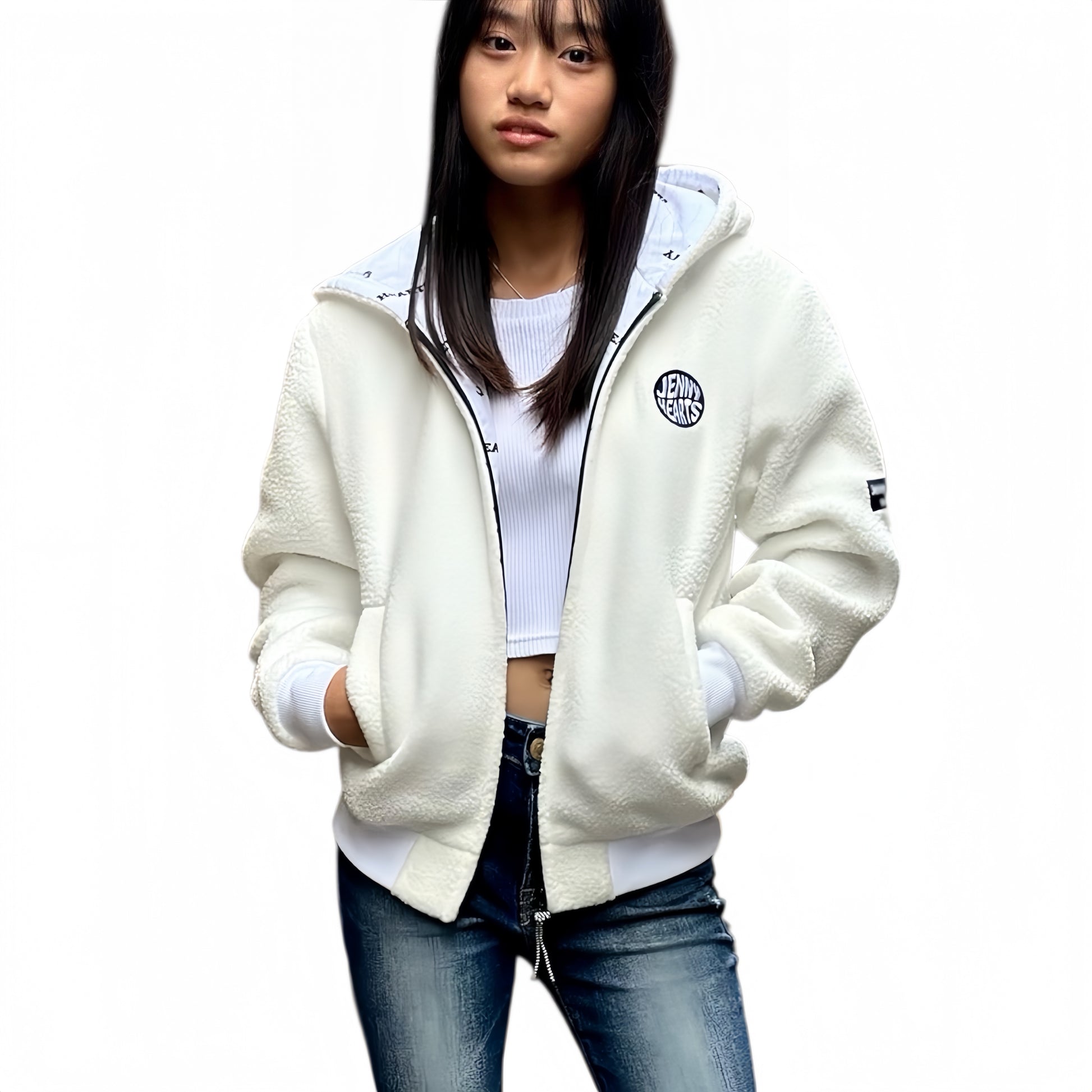 Ladies' Boa Blouson Golf Wear, Women's Boa Blouson with Hood, Stylish and Popular for Golfing
