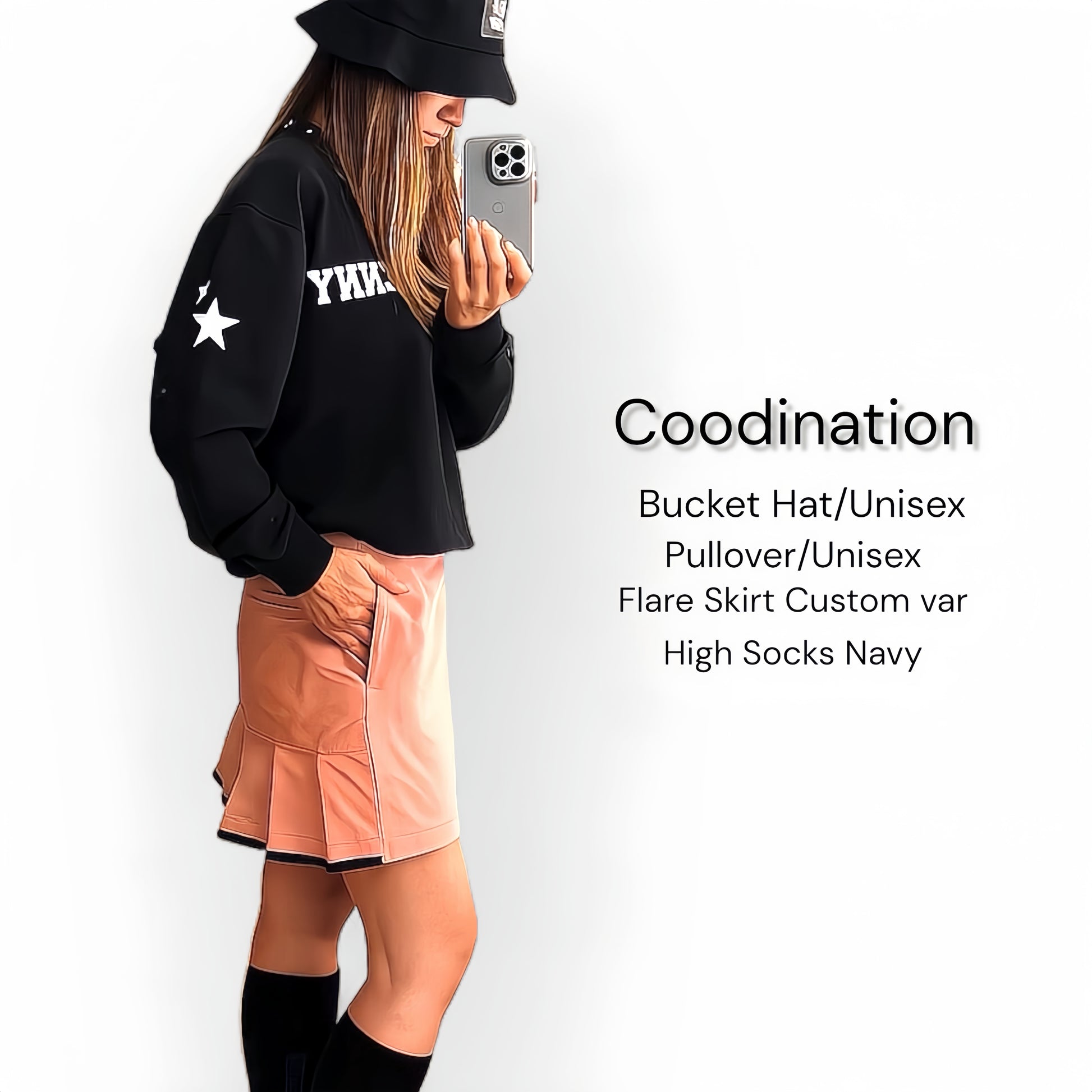 Ladies Elastic Flare Skirt Custom Ver. レディース ゴルフスカート 透け防止 伸縮性 フレアスカート レディースゴルフウェア