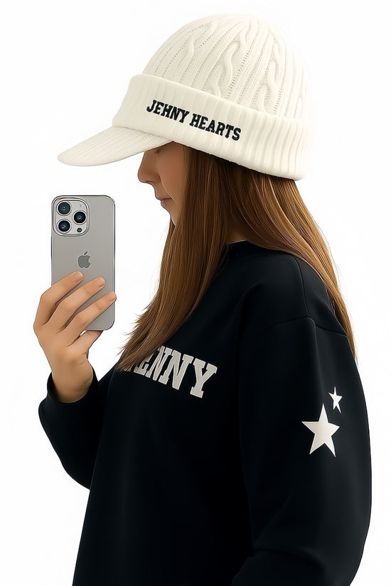 Unisex Knit Cap ツバ付きニットキャップ 男女兼用 ゴルフウェア 二重構造 暖かい 帽子 おしゃれ 2025年秋冬 日本製