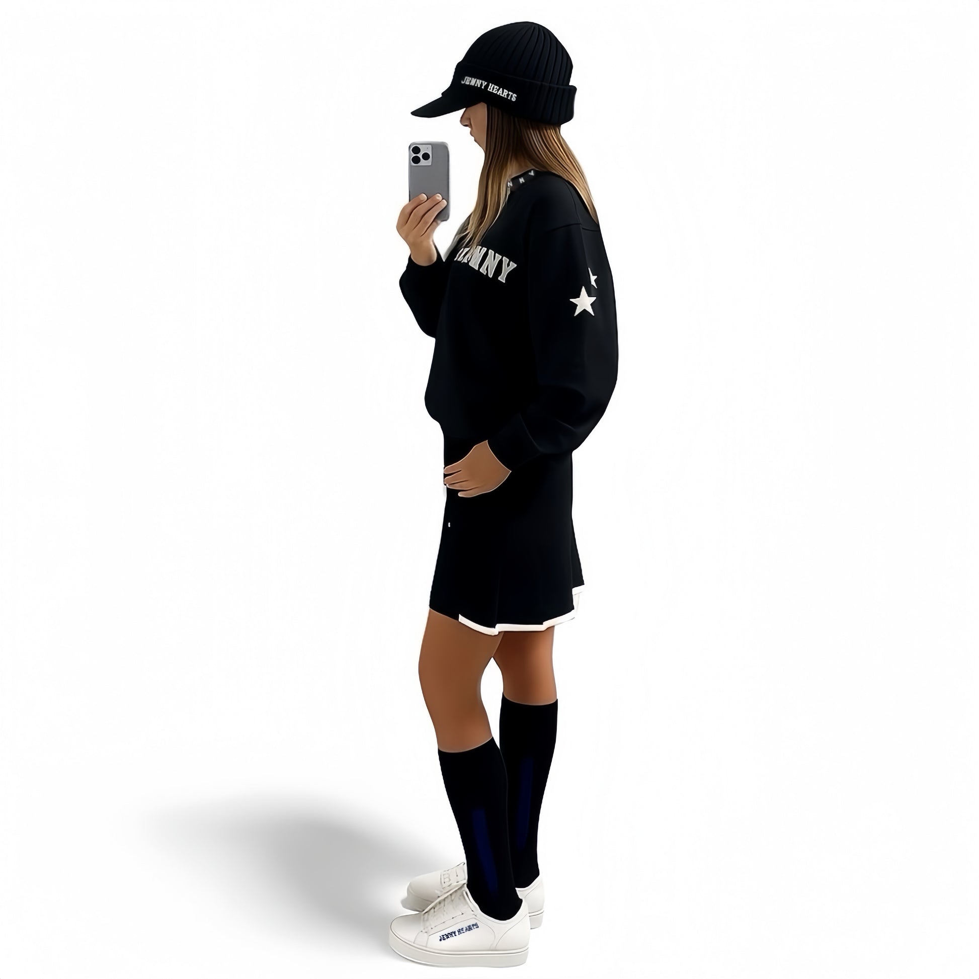 Unisex Knit Cap ツバ付きニットキャップ 男女兼用 ゴルフウェア 二重構造 暖かい 帽子 おしゃれ 2025年秋冬 日本製