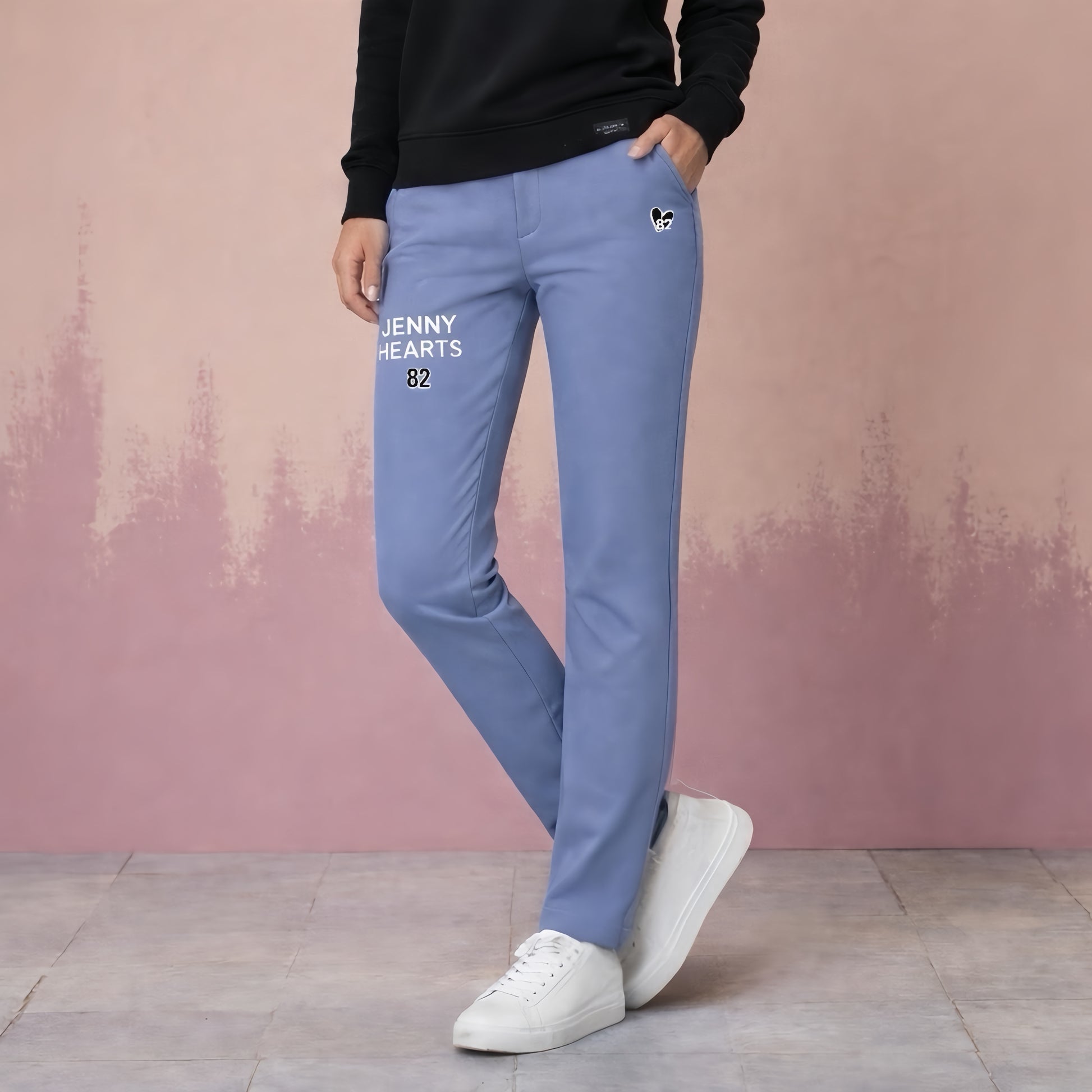 Ladies 2Way Stretch Tapered Long Pants J82