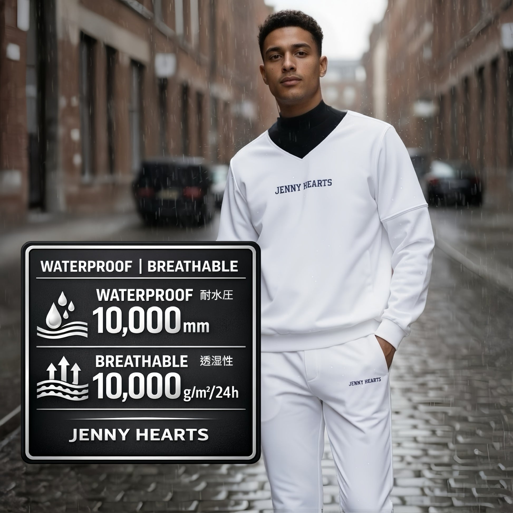 ＼Two-Piece／Mens Aqua Shield Pullover & Stretch Pants