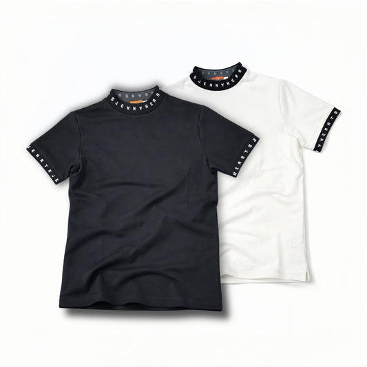 Mens Grosgrain Mock Neck