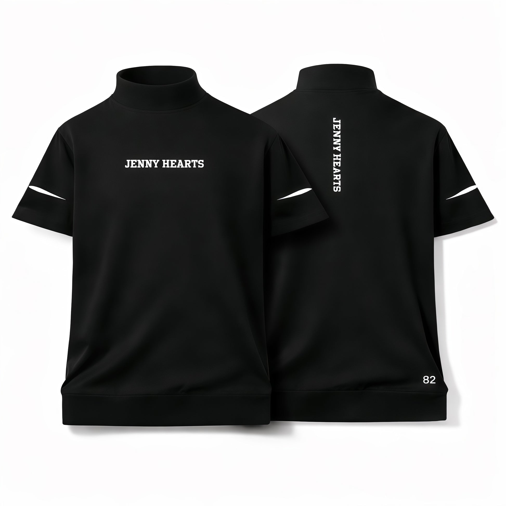 Mens Edge Line Golf Mock Neck